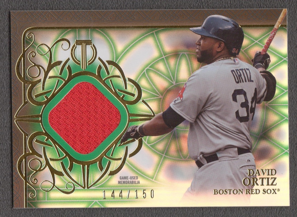 David Ortiz Boston Red Sox 2015 Topps Game Used Tribute Relic Card