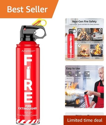 Portable Water-Based Fire Extinguisher - Multi-Use for Home and Kitchen Safety