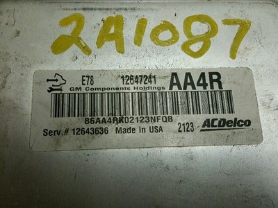 Engine ECM Electronic Control Module VIN P 4th Digit Fits 12-16 CRUZE 157226 ENG