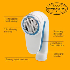 Fabric Shaver and Lint Remover, Battery-Operated Portable Clothes Shaver with...