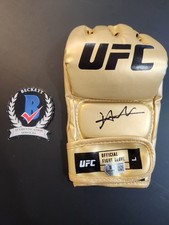 Nassourdine Imavov Signed Autographed UFC Gold Glove French Future Champ COA BAS