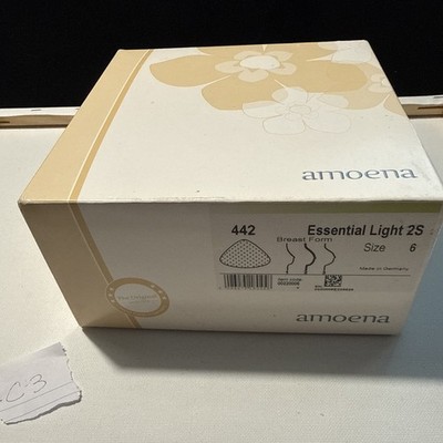 Amoena Energy Light 2S Size 6 Prosthetic Breast Mastectomy Gently Used in Box