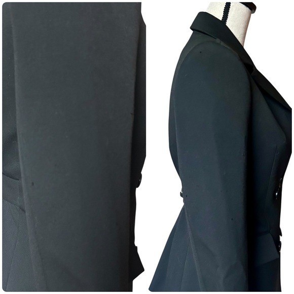 YULIAWAVE Structured Double Breasted Jacket Black… - image 8