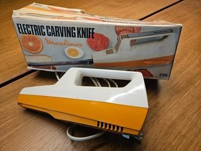 moulinex elektrisches Messer 246 vintage in orange OVP