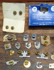 Junk Drawer Lot military badges veteran medal insignia & patriotic lapel pins — photo 6