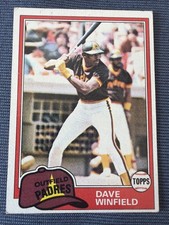 1981 TOPPS # 370 DAVE WINFIELD BASEBALL CARD