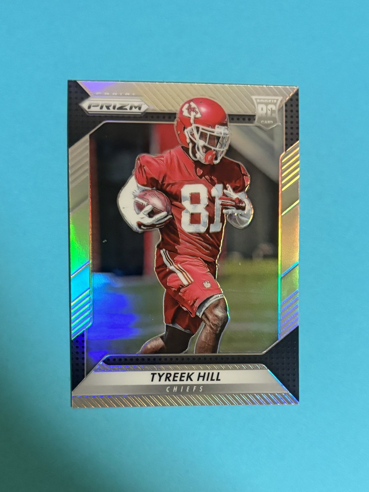 2016 Panini Prizm Tyreek Hill Silver Prizm #296 Rookie RC