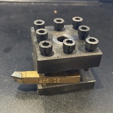 Quick Change Tool Post Holder for Lathe, 8 Hex Bolts