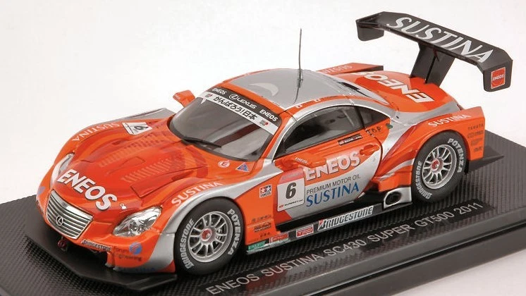 MODELLINO AUTO STATICO EBBRO LEXUS SC430 #6 SUPER GT 2011 MODELLISMO SCALA 1:43 - Immagine 2 di 4