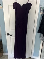 xscape evening gown dress NWT Size 10 PROM Plum Color
