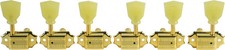 Kluson 3 Per Side Supreme Series Tuning Machines Gold