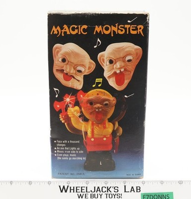 Battery Operated Magic Monster Old Man W/ Axe 1980s Heartland