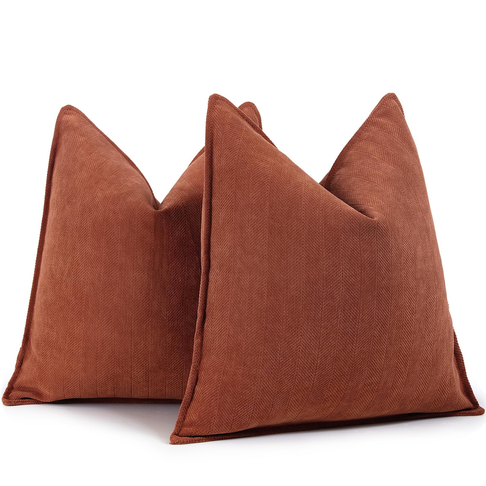 Housses de Coussin 40x40 cm de Qualité Supérieure en Tissu Chenille Relief