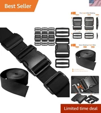 Versatile 2-Inch Buckles, Webbing & Tri-Glide Sliders - Ideal for Outdoor Gear