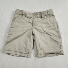 Cat Jack Girls Size 7 Tan School Uniform Shorts