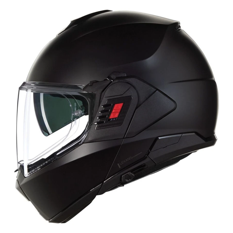Casque À Ouverture Réversible NOLAN N120-1 Classique N-COM 302 Noir Mat Taille S