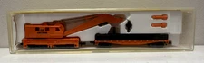Model Power/Roco N scale 3163 Amtrak 846 Boom Crane With Work Car - NOS