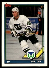 1991-92 Topps #73 Paul Cyr Hartford Whalers