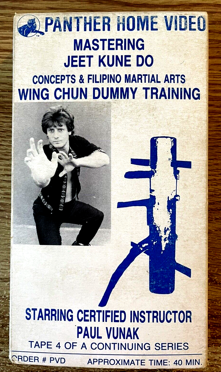 VHS ジークンドー　JEET KUNE DO Mastering Jeet Kune Do Wing Chun Dummy Training Tape 4 VHS