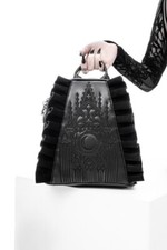 Restyle Midnight Moon Backpack Gothic Ruffle Cathedral Moon Alternative