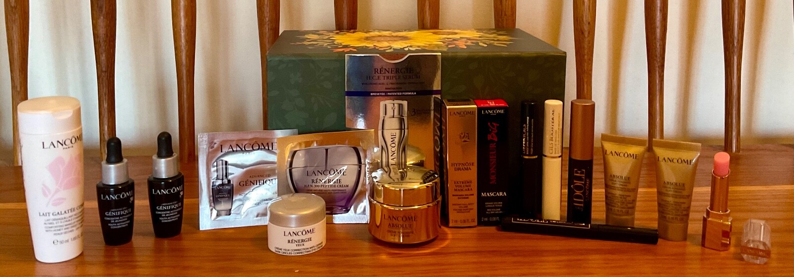 Lot of 17 Lancome Skincare/Makeup Products w/ Absolue Soft Cream