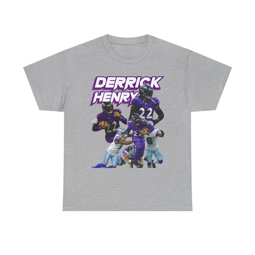 DERRICK HENRY Unisex Heavy Cotton T-shirt - Picture 16 of 32
