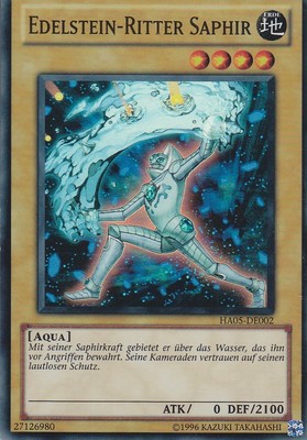 YU-GI-OH Edelstein Ritter Saphir Super Rare HA05-DE002