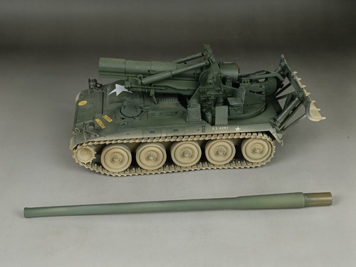 1/35 Built U.S M107 175mm Self-Propelled Gun Vehicle Model - Picture 19 of 19