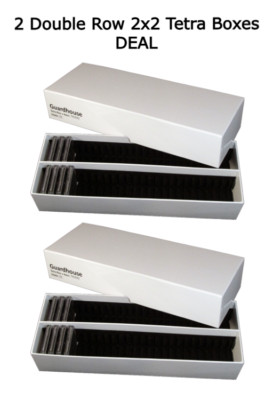 2 Slotted Storage Coin Boxes For 100 2x2 Snaplocks Square Capsule Holder 50 Each