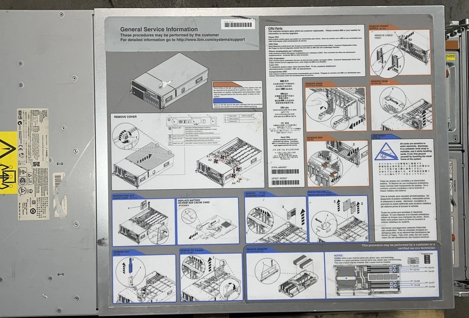 Servidor IBM POWER6 550 HTB06263 / PN:44V4793 / 8204-E8A Foto 4 de 4
