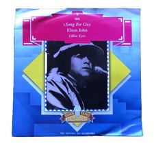 E911 Song For Guy, Elton John, Old Gold, PS , 7"Single Excellent Condition