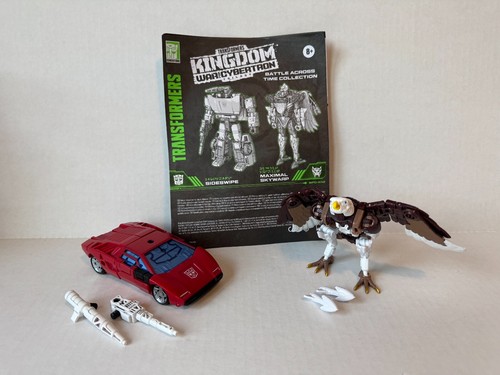 Transformers 100% complete Kingdom Battle Across Time SIDESWIPE SKYWARP