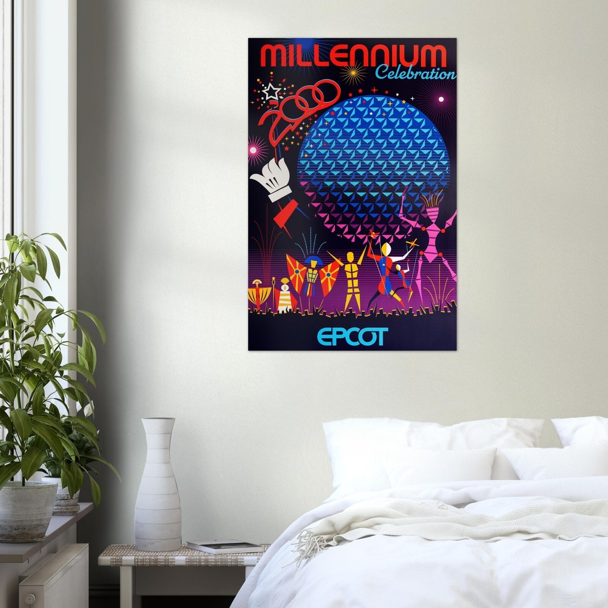 Disney Epcot Center Attraction Poster - Millennium Celebration