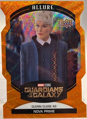 2022 Marvel Allure, Glenn Close (Nova Prime) #35 Orange Slice Parallel Card
