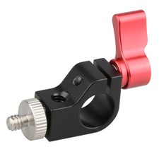 CAMVATE 15mm Rod Clamp To 1/4"-20 Threaded Hole Mount For DSLR Camera Cage Rig