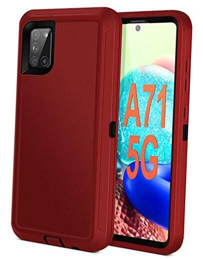 Jelanry for Samsung A71 5G Case Heavy Duty Protective Shell [Not for Red/ Black