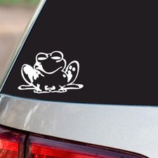 Frog Sticker Tree Frog Sticker All size regular Chrome Mirror Vinyl Colors