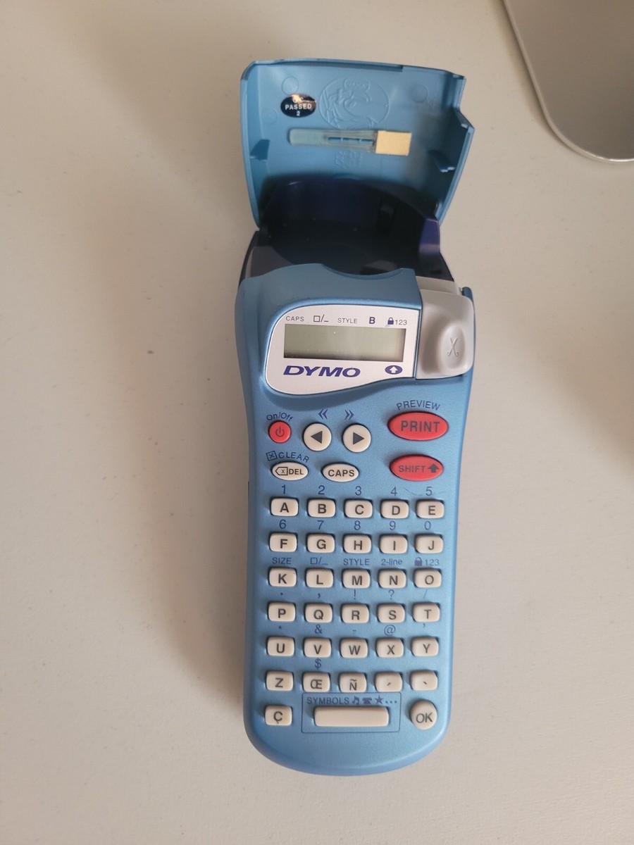 Dymo Letra Tag 100 Electronic Portable Label Maker Blue | eBay