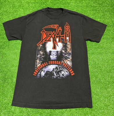 2011 Death individual Thought Patterns Reprint Short Sleeve Shirt METAL BAND S/M