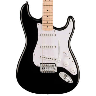 Squier Sonic Stratocaster Electric Guitar w/White Pickguard, Maple FB