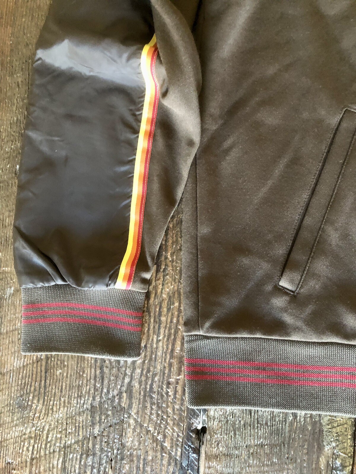 EPIC Quicksilver track jacket brown oversized med… - image 3