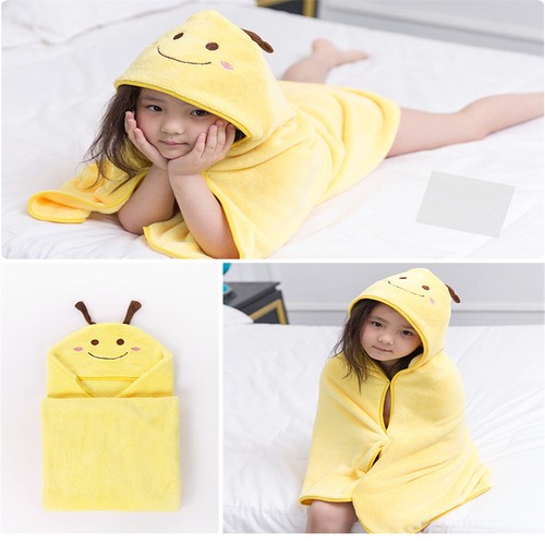 Baby Bath Towels Hooded Beach Wrap Poncho Large Soft Cotton Towel Boy Girl
