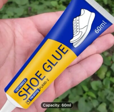 1x Tube Schuhkleber 60ml Schuhe Turnschuhe Taschen Hobby DIY