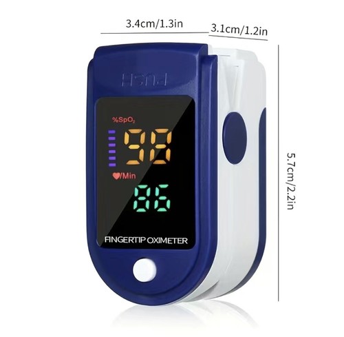 Fingertip Pulse Oximeter Blood Oxygen Saturation SpO2 Health Monitor LED Display - Picture 11 of 13