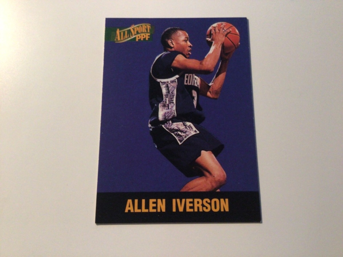 その他 Allen Iverson rc auto topps Allen Iverson Signed 1996-97 Topps #171 Rookie Card RC