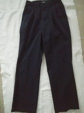 Class Club Boy's Pants - Navy Blue Pleated - Size 14 Slim