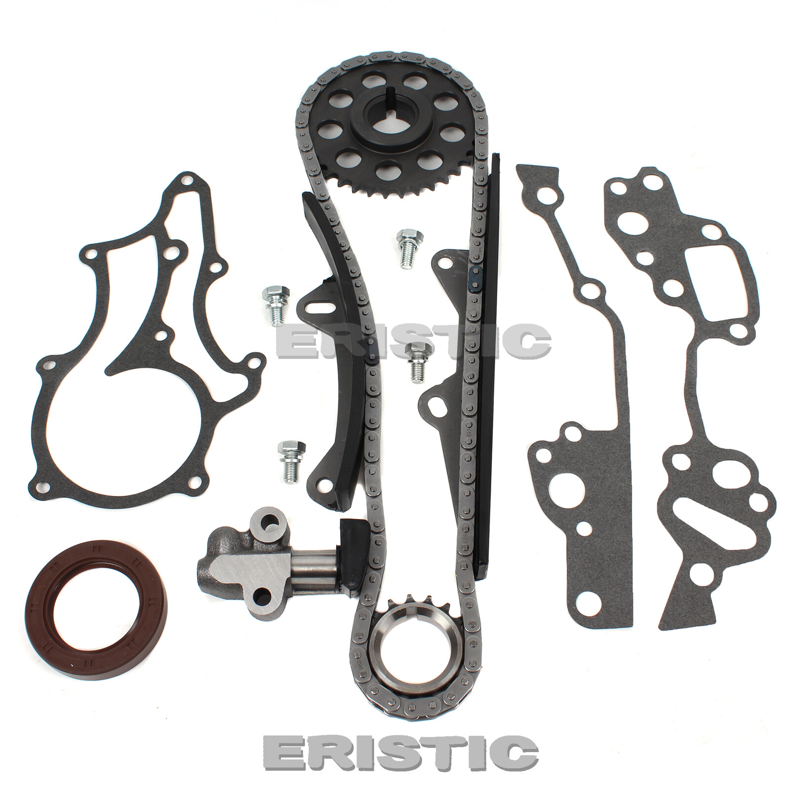 For 8595 Toyota 4Runner Pickup 2.4L Timing Chain Kit w/ Cover & Water
