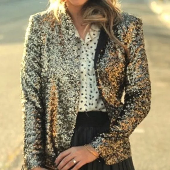 Veste blazer sequin 2025 femme