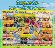 Pokemon TCG All Original 151 Pokmon G2U