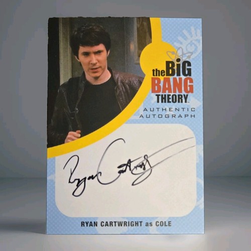 THE BIG BANG THEORY RYAN CARTWRIGHT AS COLE AUTO CARD RC1 SEASONS 6 & 7